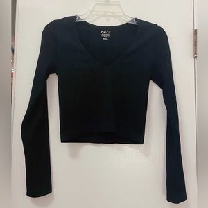 Rue 21 longsleeve cropped shirt